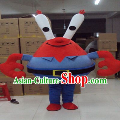 Mascot Uniforms Mascot Outfits Customized Walking Mascot Costumes Animal Cartoon Crab Mascots Costume
