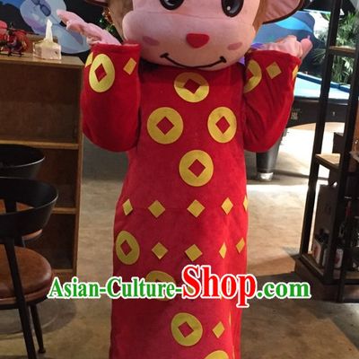 Mascot Uniforms Mascot Outfits Customized Walking Mascot Costumes Animal Monkey Year Mascots Costume