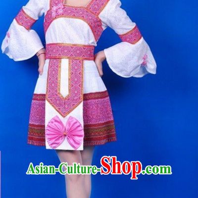 Chinese Traditional Miao Minority Clothing Complete Set for Women