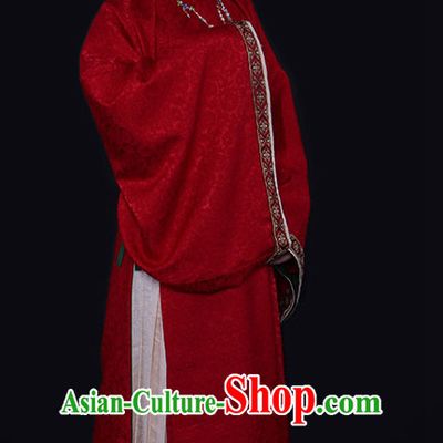 Chinese Style Dresses Kimono Dress Song Dynasty Empress Princess Queen Outfits and Headpieces Complete Set for Women