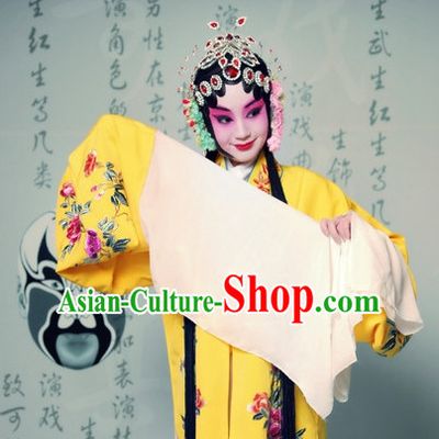 Chinese Opera Hua Dan Costumes and Headpieces Complete Set for Women