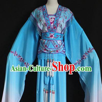 Color Transition Chinese Opera Hua Dan Costumes Complete Set for Women