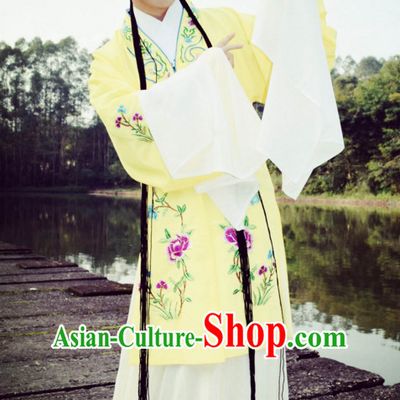 Chinese Classical Long Sleeves Water Sleeve Dance Costume Complete Set for Women