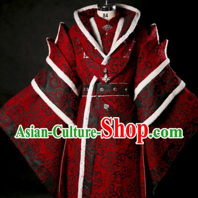 Chinese Ancient Emperor Prince Cosplay Costumes Complete Set for Men