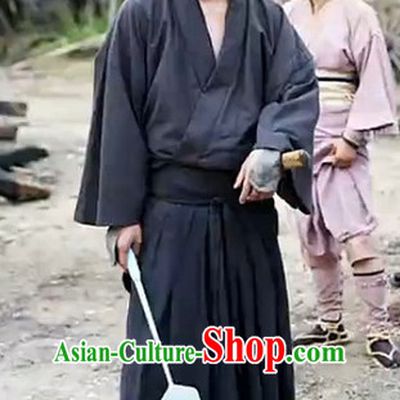 Traditional Japanese Ancient Swordsman Swordmen Costumes for Men