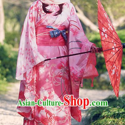 Japanese Princess Kimono Clothing Complete Set for Women