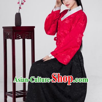 Chinese Ming Dynasty Traditional Suits Complete Set for Women Girls Adults