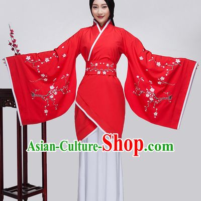 Ancient Chinese Classical Kimono Plum Blossom Clothing Complete Set for Women