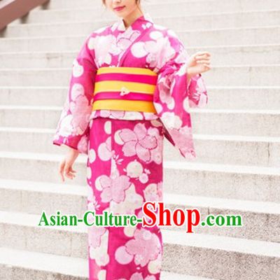 Japanese Traditional Kimono Suits Complete Set for Women Girls Adults