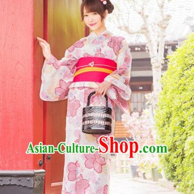 Japanese Traditional Kimono Suits Complete Set for Women Girls Adults