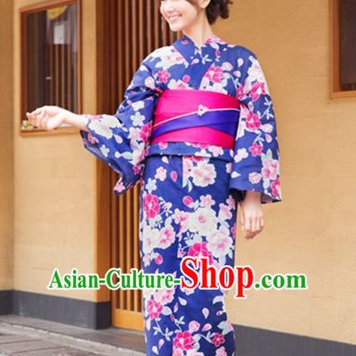 Japanese Traditional Kimono Garments Complete Set for Women Girls Adults
