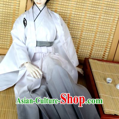 Japanese Traditional Male Kimono Clothing Complete Set for Men Boys Adults