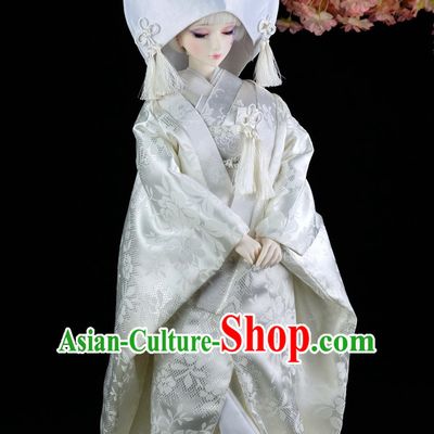 Japanese Traditional Princess Kimono Wedding Dress Complete Set for Women Girls Children Adults
