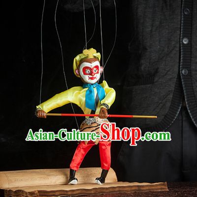 Top Sun Wukong Monkey King Hands Traditional String Puppet