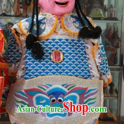 Top Handmade Adult Human Size Taiwan Dianyin Prince Puppet Props Costumes Decorations Display Parade