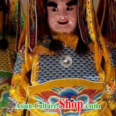 Top Handmade Adult Human Size Taiwan Dianyin Prince Puppet Props Costumes Armor Decorations Display Parade
