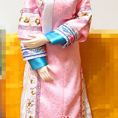 Qing Dynasty Chinese Black Hair Wigs and Headpieces for Women