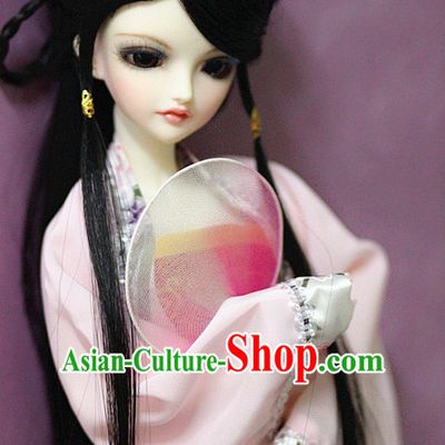 Ancient Chinese Style Princess Empress Long Black Wigs and Accessories for Women Girls Adults Children