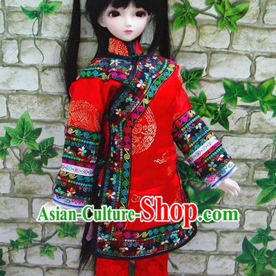 Chinese New Year Dance Costumes Complete Set for Women Girls Adults Children