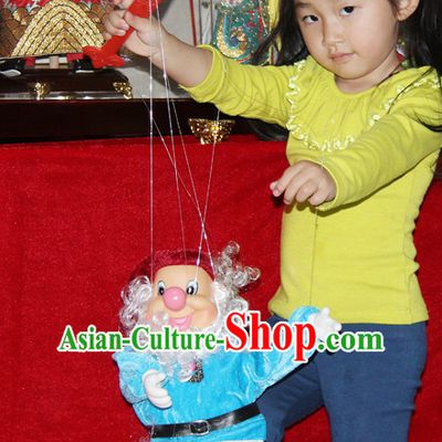 0.42 Meter High Chinese Handmade Dwarf Hand Marionette Puppet Hand Puppets