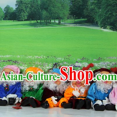 0.42 Meter High Chinese Handmade Dwarf Hand Marionette Puppet Hand Puppets