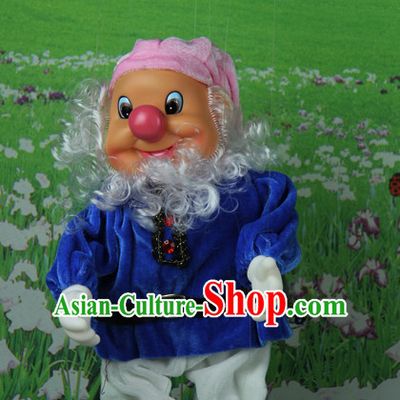 0.42 Meter High Chinese Handmade Dwarf Hand Marionette Puppet Hand Puppets
