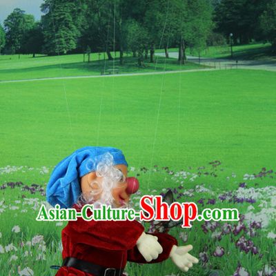 0.42 Meter High Chinese Handmade Dwarf Hand Marionette Puppet Hand Puppets