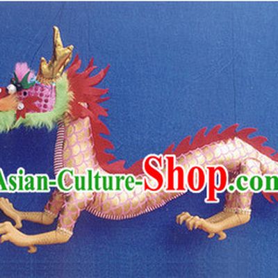 Traditional Chinese Handmade Dragon Hand Marionette Puppet Hand Puppets