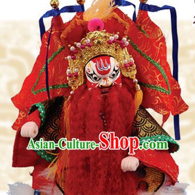Traditional Chinese Handmade Superhero General Glove Puppet Hand Puppets