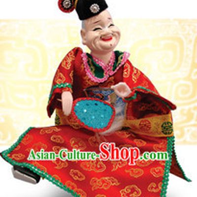 Traditional Chinese Handmade City Gatekeeper Glove Puppet Hand Puppets
