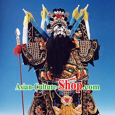 Traditional Chinese Handmade General Glove Puppet String Puppet Hand Puppets Hand Marionette Puppet Arts Collectibles