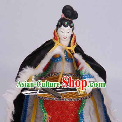 Traditional Chinese Handmade Bai Gu Jing Glove Puppet String Puppet Hand Puppets Hand Marionette Puppet Arts Collectibles