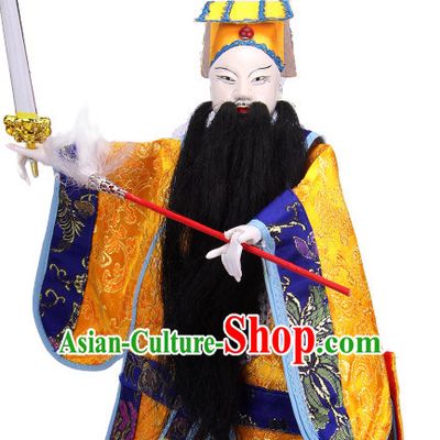 Traditional Chinese Handmade Lv Dongbin Immortal Glove Puppet String Puppet Hand Puppets Hand Marionette Puppet Arts