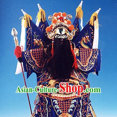 Traditional Chinese Handmade and Embroidered General Glove Puppet String Puppet Hand Puppets Hand Marionette Puppet Arts Collectibles