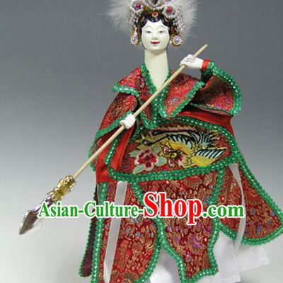 Traditional Chinese Handmade Fan Lihua Glove Puppet String Puppet Hand Puppets Hand Marionette Puppet Arts Collectibles