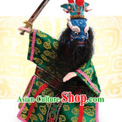 Traditional Chinese Handmade Dragon King of East Ocean Hand Puppets Hand Marionette Puppet