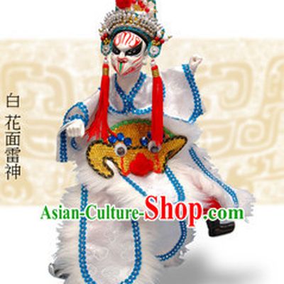 Traditional Chinese Handmade Thunder Spirit Hand Puppets Hand Marionette Puppet