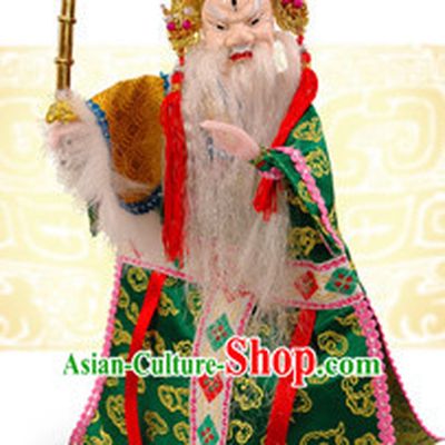Traditional Chinese Handmade Grand Tutor Hand Puppets Hand Marionette Puppet