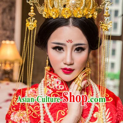 Top Chinese Classic Wedding Headpieces Accessories for Brides