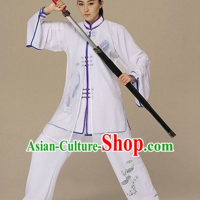 Top Kung Fu Competition Suits Kung Fu Gi Tai Chi Apparel Oriental Dress Wing Chun Apparel Taiji Uniform Chinese Kung Fu Outfit for Men Women Kids  Adults
