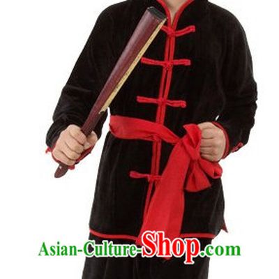 Chinese Traditional Kung Fu Costume for Kids Girls Boys