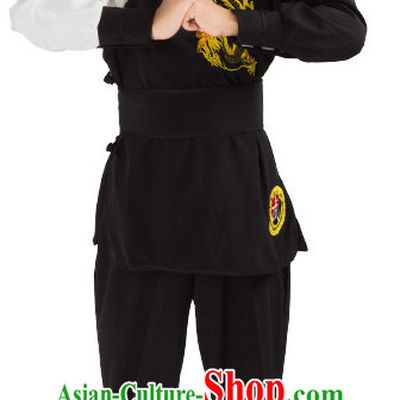 Chinese Traditional Kung Fu Costume Wing Chun Apparel Taiji Uniform for Kids Girls Boys