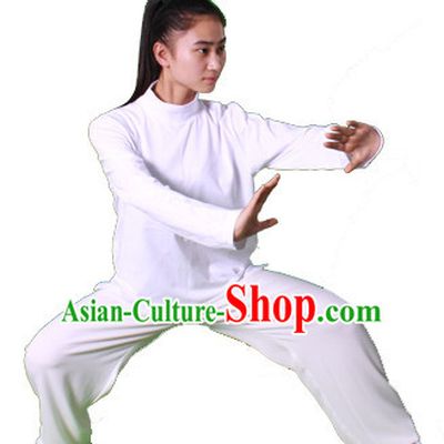 Chinese Traditional Kung Fu Practice and Competition Costume Wing Chun Apparel Taiji Tai Chi Uniform for Adults Children Women Girls