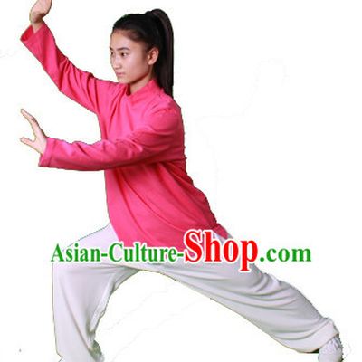 Chinese Traditional Kung Fu Practice and Competition Costume Wing Chun Apparel Taiji Tai Chi Uniform for Adults Children Women Girls