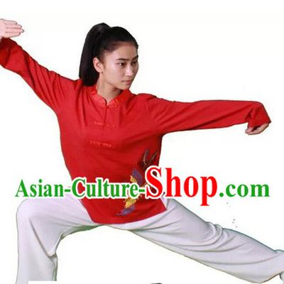 Chinese Traditional Kung Fu Practice and Competition Costume Wing Chun Apparel Taiji Tai Chi Uniform for Adults Children Women Girls