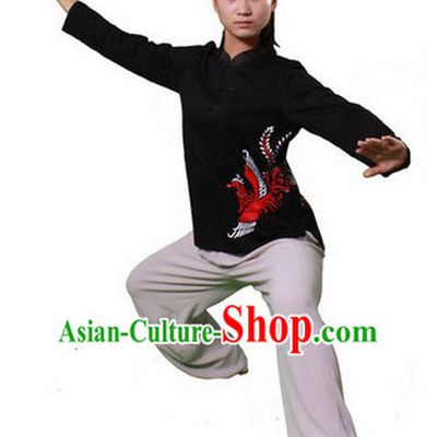 Chinese Traditional Kung Fu Practice and Competition Costume Wing Chun Apparel Taiji Tai Chi Uniform for Adults Children Women Girls
