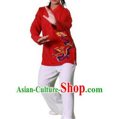 Chinese Traditional Kung Fu Practice and Competition Costume Wing Chun Apparel Taiji Tai Chi Uniform for Adults Children Women Girls