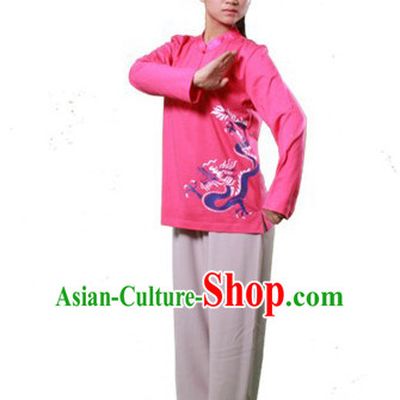 Chinese Traditional Kung Fu Practice and Competition Costume Wing Chun Apparel Taiji Tai Chi Uniform for Adults Children Women Girls