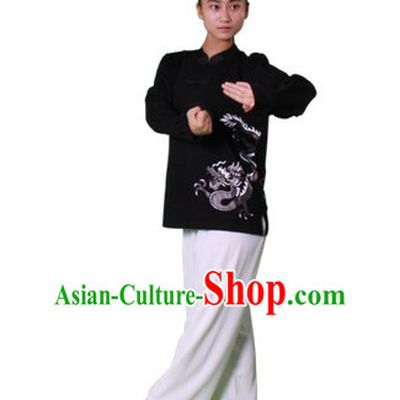 Chinese Traditional Kung Fu Practice and Competition Costume Wing Chun Apparel Taiji Tai Chi Uniform for Adults Children Women Girls