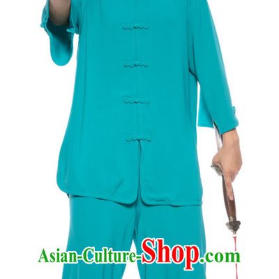 Chinese Traditional Kung Fu Martial Arts Practice and Competition Costume Wing Chun Apparel Taiji Tai Chi Uniform for Adults Children Women Girls